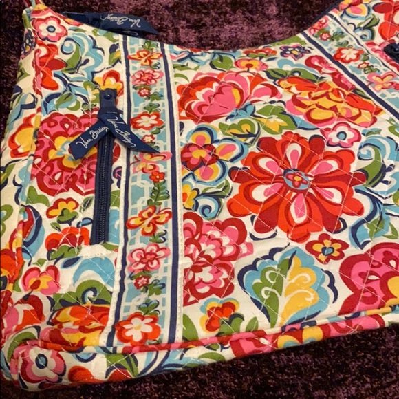Vera Bradley floral shoulder bag purse - Picture 2 of 5